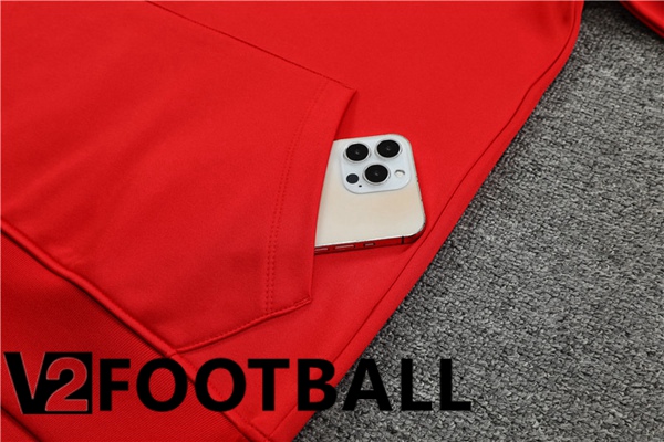 Paris PSG Training Hoodie Red 2023/2024