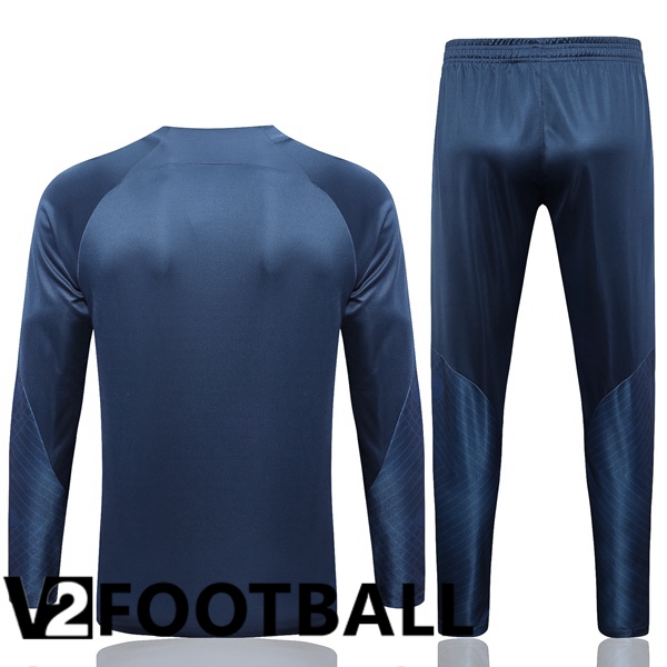 Paris PSG Training Tracksuit Suit Blue 2023/2024