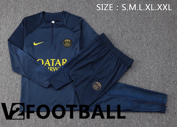 Paris PSG Training Tracksuit Suit Blue 2023/2024