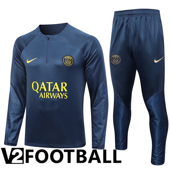 Paris PSG Training Tracksuit Suit Blue 2023/2024