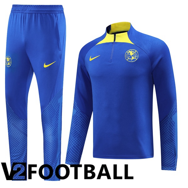 Club America Training Tracksuit Suit Blue 2023/2024