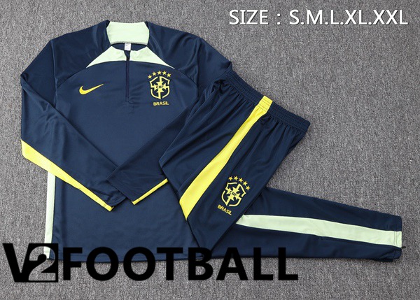 Brazil Training Tracksuit Suit Royal Blue 2023/2024