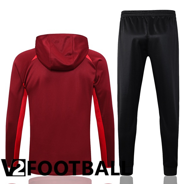 Portugal Training Tracksuit Hoodie Red 2023/2024