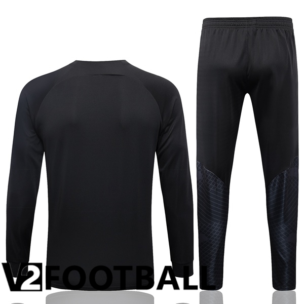 Paris PSG Training Jacket Suit Black 2023/2024