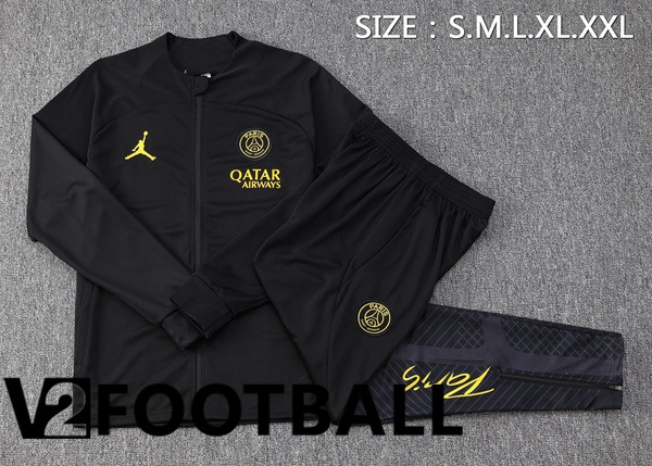 Paris PSG Training Jacket Suit Black 2023/2024