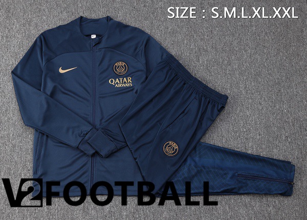 Paris PSG Training Jacket Suit Blue 2023/2024