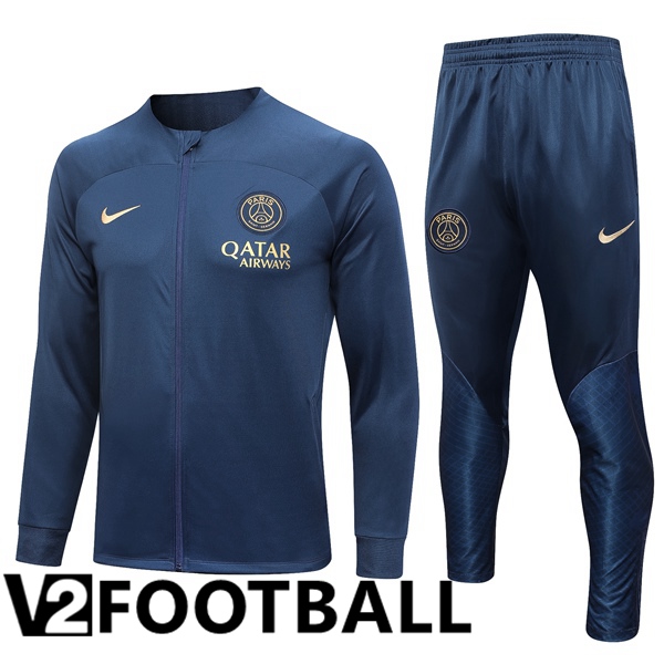 Paris PSG Training Jacket Suit Blue 2023/2024