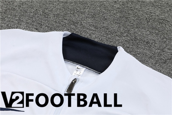 Paris PSG Training Jacket Suit White 2023/2024