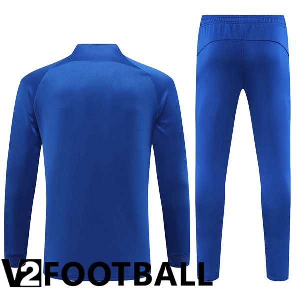 Paris PSG Training Jacket Suit Blue 2023/2024