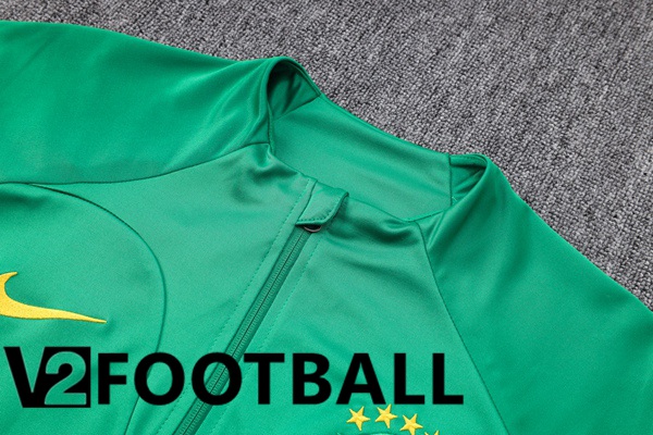 Brazil Training Jacket Suit Green 2023/2024