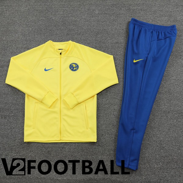 Club America Training Jacket Suit Yellow 2023/2024