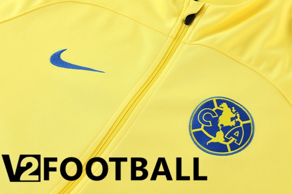 Club America Training Jacket Suit Yellow 2023/2024
