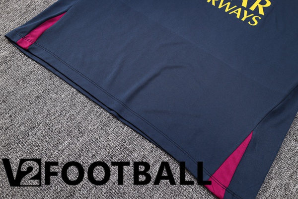 Paris PSG Training T Shirt + Shorts Royal Blue 2023/2024