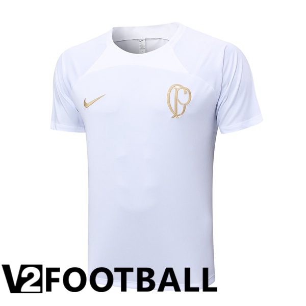 Corinthians Training T Shirt White 2023/2024