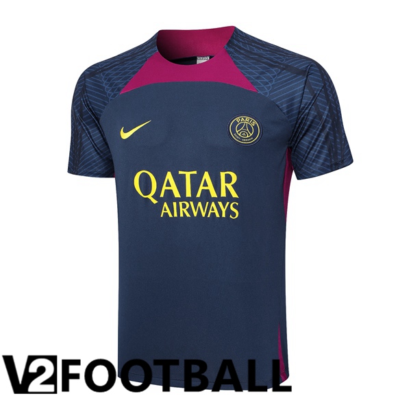 Paris PSG Training T Shirt Royal Blue 2023/2024