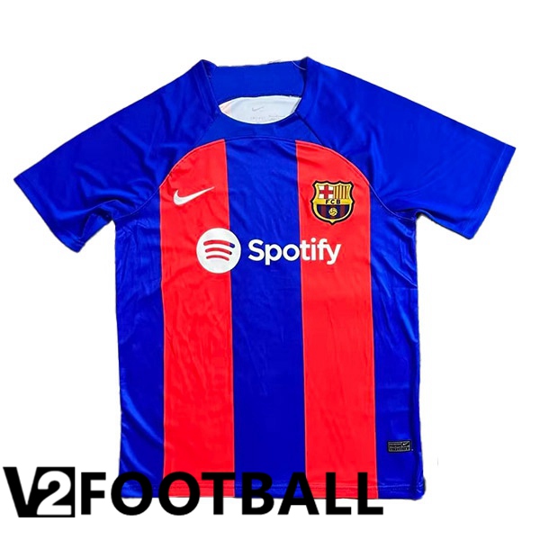 FC Barcelona Football Shirt Home Red Blue Leaked Version 2023/2024