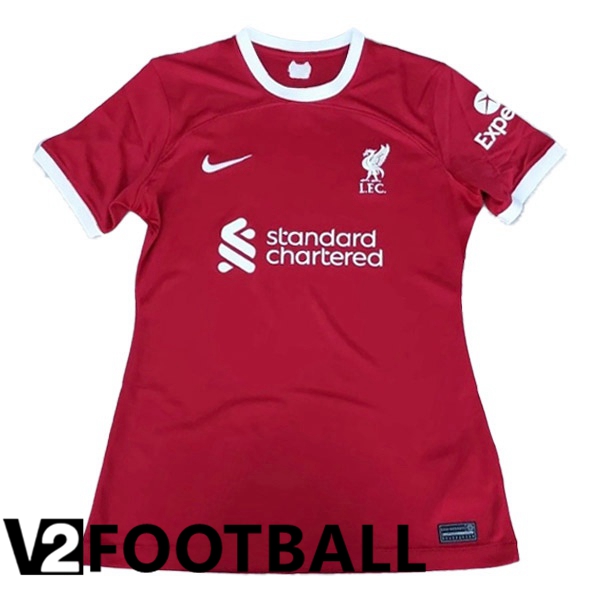 FC Liverpool Football Shirt Home Red Leaked Version 2023/2024