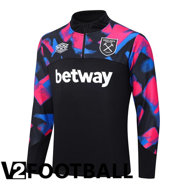 West Ham Training Sweatshirt Black 2023/2024