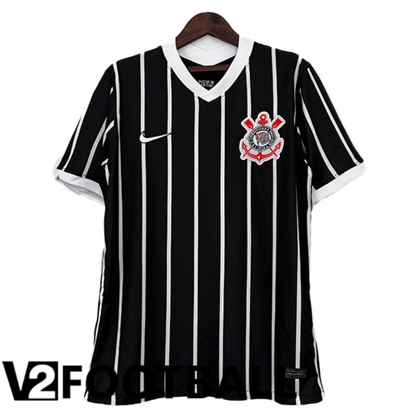 Corinthians Retro Football Shirt Away Black 2020-2021