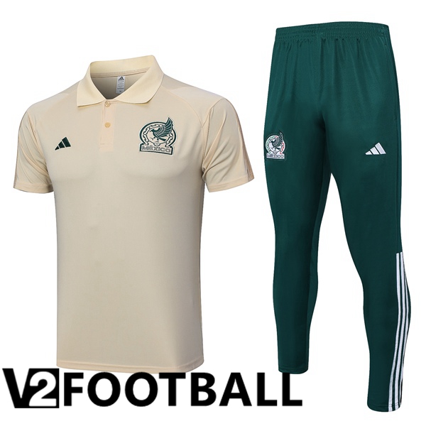 Mexico Football Polo + Pants Brown 2023/2024