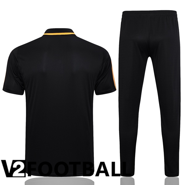 SC Internacional Football Polo + Pants Black 2023/2024