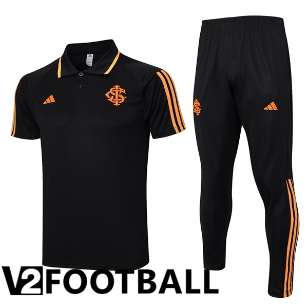 SC Internacional Football Polo + Pants Black 2023/2024