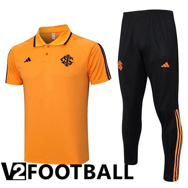 SC Internacional Football Polo + Pants Orange 2023/2024