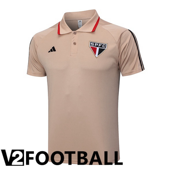 Sao Paulo FC Football Polo Brown 2023/2024