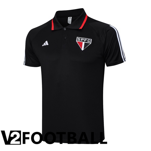 Sao Paulo FC Football Polo Black 2023/2024