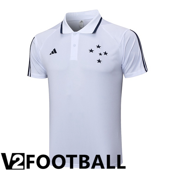 Cruzeiro EC Football Polo White 2023/2024