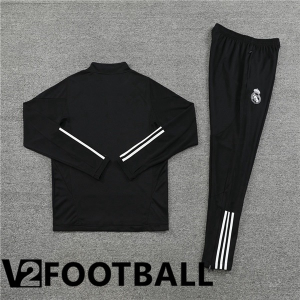 Real Madrid Training Tracksuit Suit Black 2023/2024