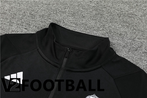 Real Madrid Training Tracksuit Suit Black 2023/2024