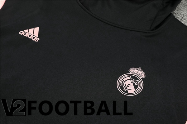 Real Madrid Training Tracksuit Hoodie Black 2023/2024