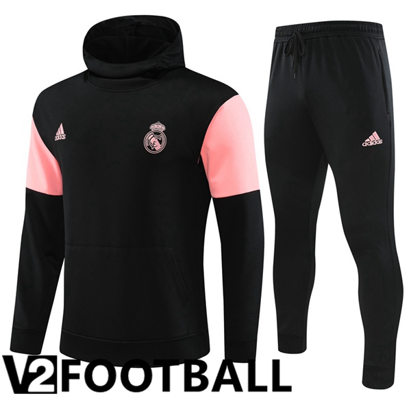 Real Madrid Training Tracksuit Hoodie Black 2023/2024