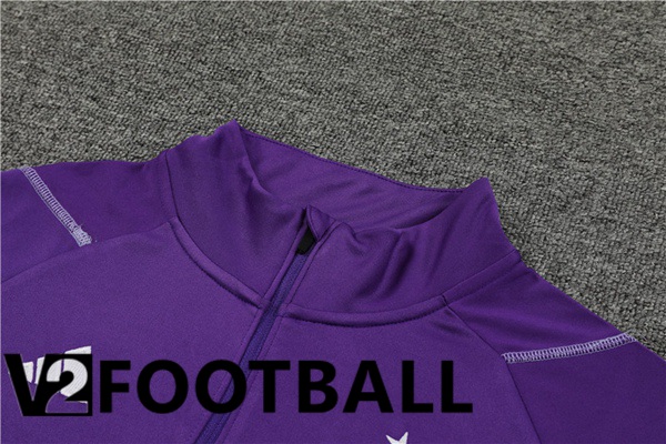 Cruzeiro EC Training Tracksuit Suit Purple 2023/2024