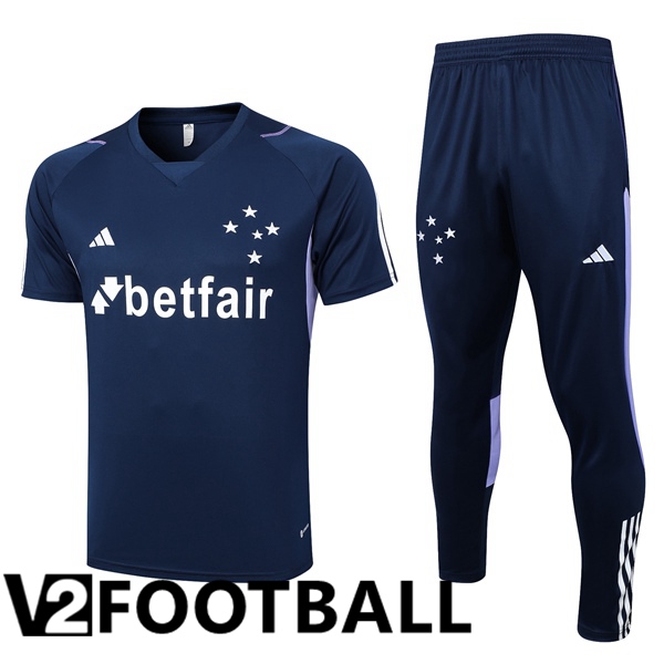 Cruzeiro EC Training T Shirt + Pants Royal Blue 2023/2024