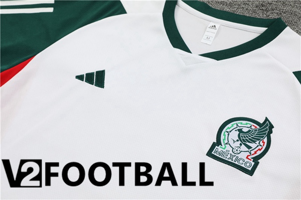 Mexico Training T Shirt + Shorts White 2023/2024