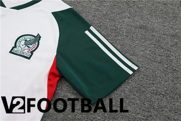 Mexico Training T Shirt + Shorts White 2023/2024