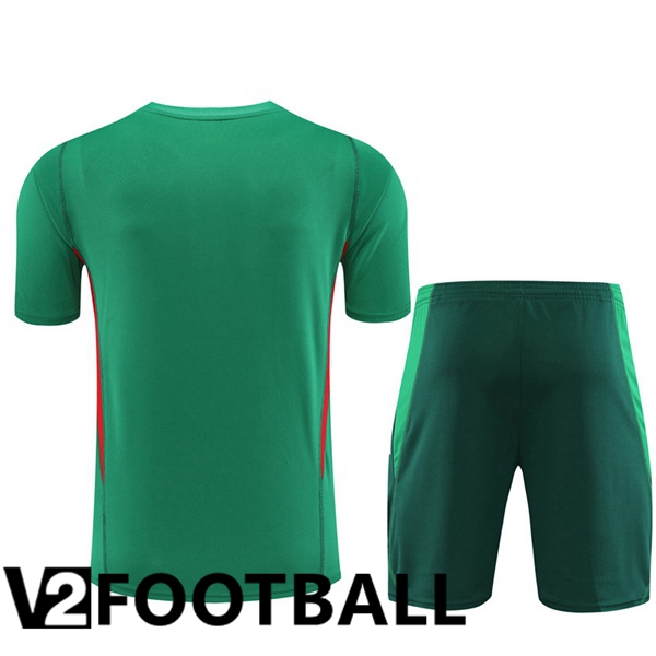 Mexico Training T Shirt + Shorts Green 2023/2024