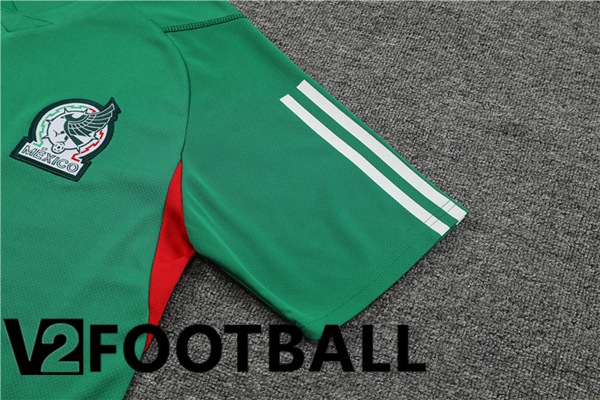 Mexico Training T Shirt + Shorts Green 2023/2024