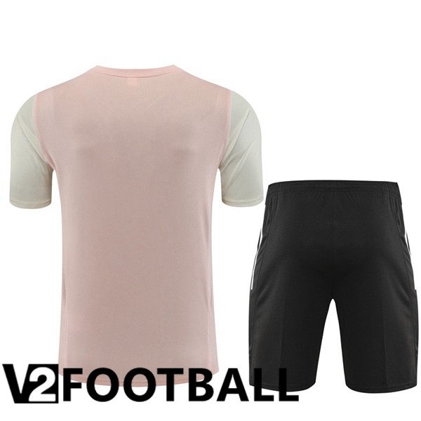 Lyon OL Training T Shirt + Shorts Pink 2023/2024