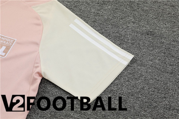 Lyon OL Training T Shirt + Shorts Pink 2023/2024