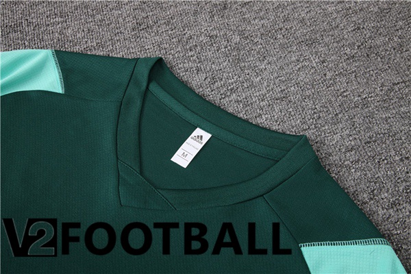 Algeria Training T Shirt + Shorts Green 2023/2024