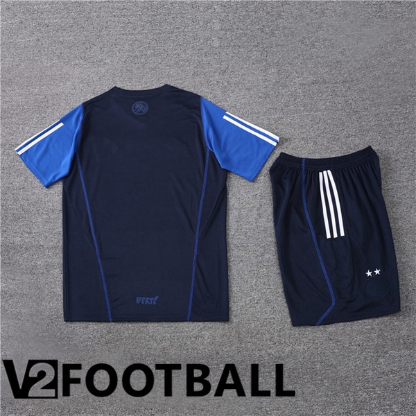 Algeria Training T Shirt + Shorts Royal Blue 2023/2024
