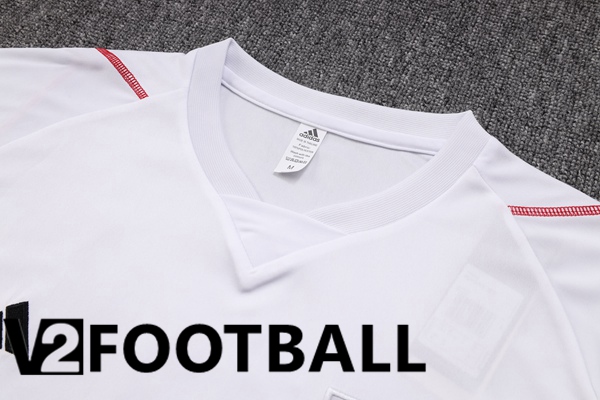 Sao Paulo FC Training T Shirt + Shorts White 2023/2024