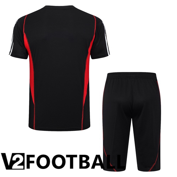 Sao Paulo FC Training T Shirt + Shorts Black 2023/2024