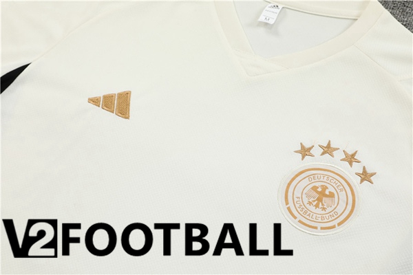 Germany Training T Shirt + Shorts White 2023/2024