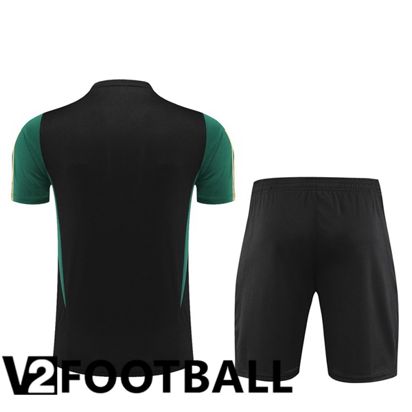 Germany Training T Shirt + Shorts Black 2023/2024