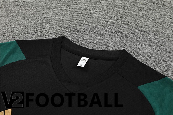 Germany Training T Shirt + Shorts Black 2023/2024