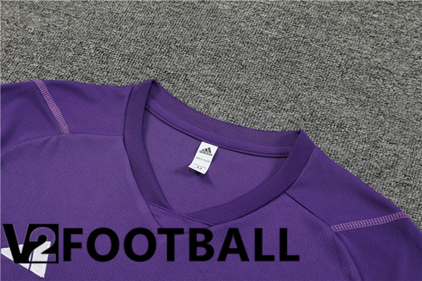 Cruzeiro EC Training T Shirt + Shorts Purple 2023/2024